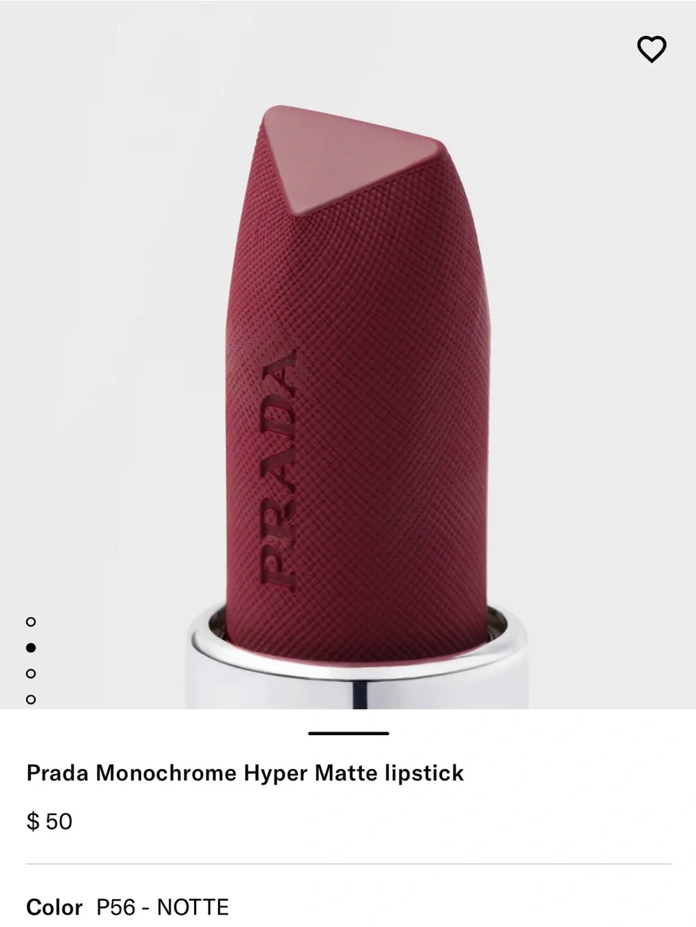 BNIB Prada Beauty Mini Lip Duo-Balm U001 Astral Pink & Monochrome Lipstick P56